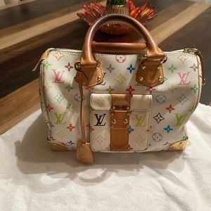 Louis Vuitton Murakami Takashi Speedy 30 Multicolore